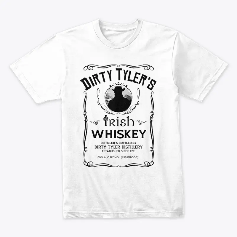 Dirty Tyler's Irish Whiskey Red & White