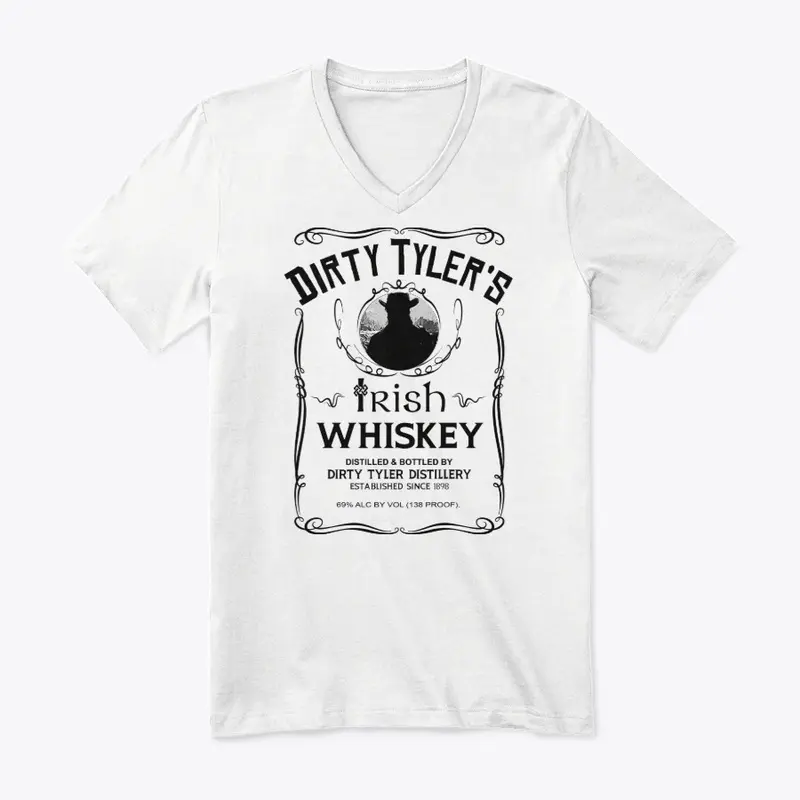 Dirty Tyler's Irish Whiskey Red & White